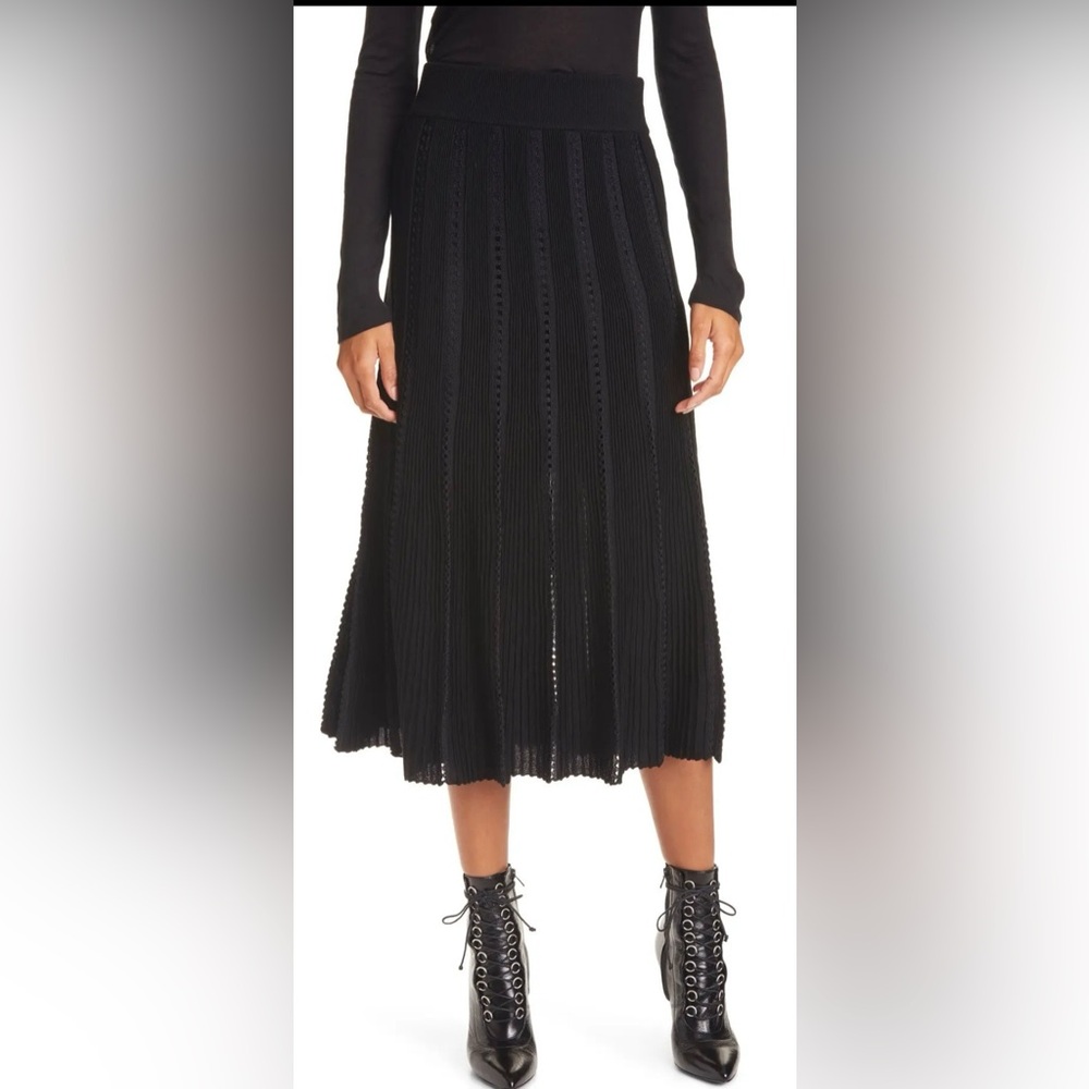 La Ligne Marais Pointelle Knit Skirt, Like New